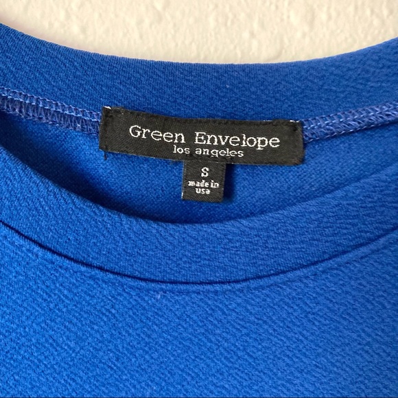 Cobalt Blue Tie Front Top - Picture 3 of 4